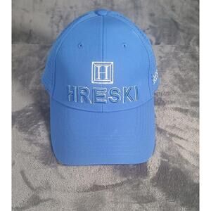 Hreski Golf Hat Adult Adjustable Blue Strapback Sports Breathable Lightweight